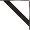 Ekena Millwork Traditional Steel Bracket, Antiqued Pewter 2"W x 20"D x 20"H BKTM02X20X20TRAPW - alternate 6